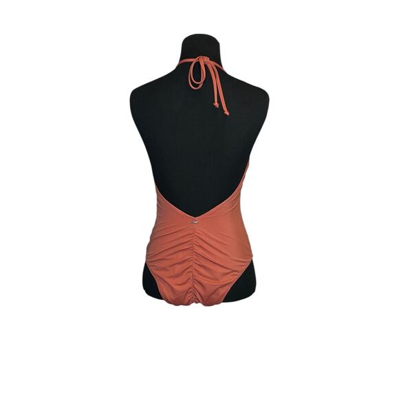 Victoria's Secret Pink Criss Cross Front Swim One Piece Bathing Suit size M - Picture 2 of 15